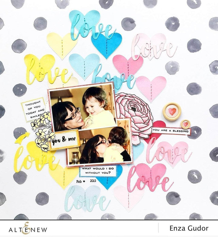 Part A-Glitz Art Craft Co.,LTD Dies Script Words Die Set