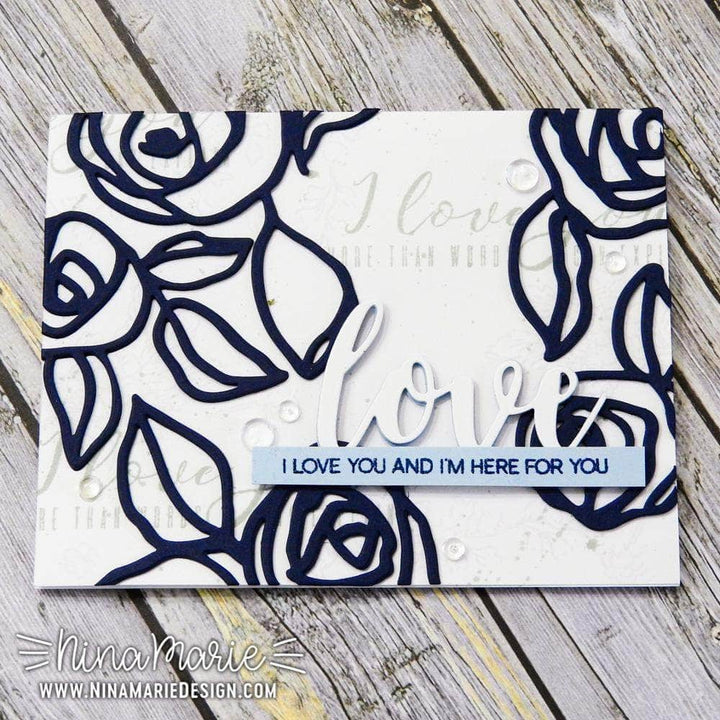 Part A-Glitz Art Craft Co.,LTD Dies Script Words Die Set