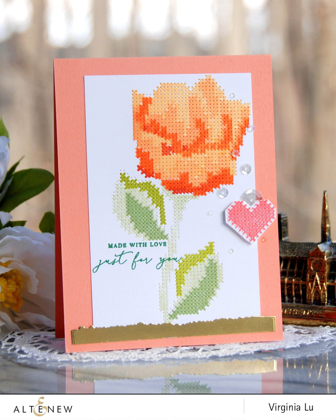 Part A-Glitz Art Craft Co.,LTD Dies Sewn with Love Die Set