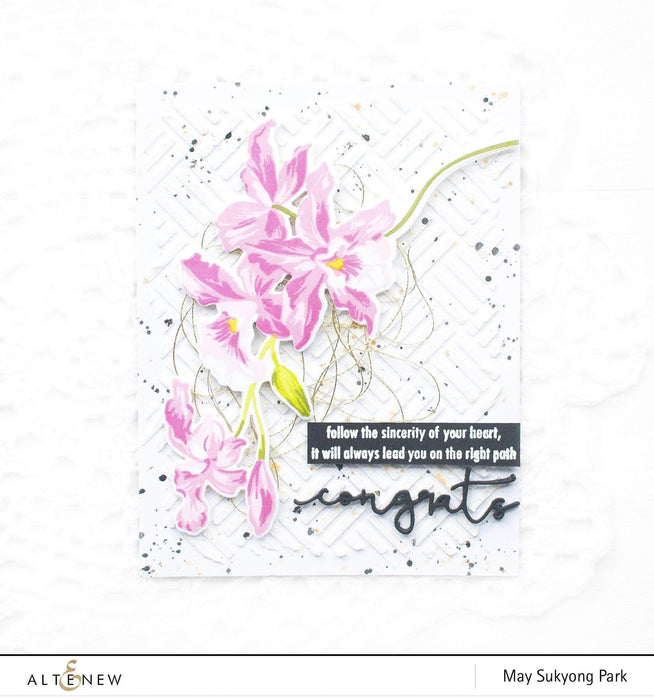 Part A-Glitz Art Craft Co.,LTD Dies Signature Words Die Set