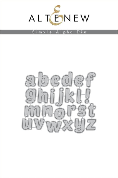 Part A-Glitz Art Craft Co.,LTD Dies Simple Alpha Die Set