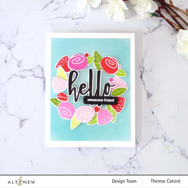 Part A-Glitz Art Craft Co.,LTD Dies Simple Flowers Add-On Die Set