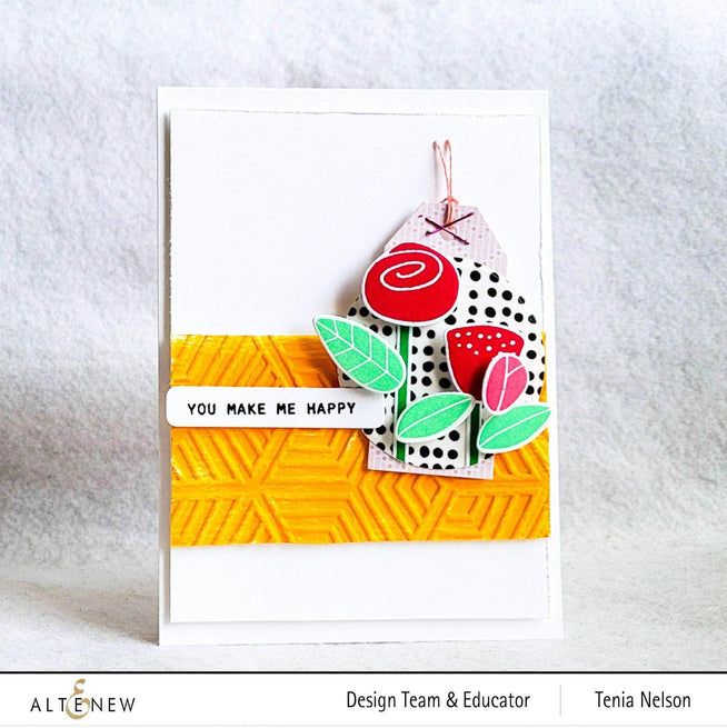 Part A-Glitz Art Craft Co.,LTD Dies Simple Flowers Add-On Die Set