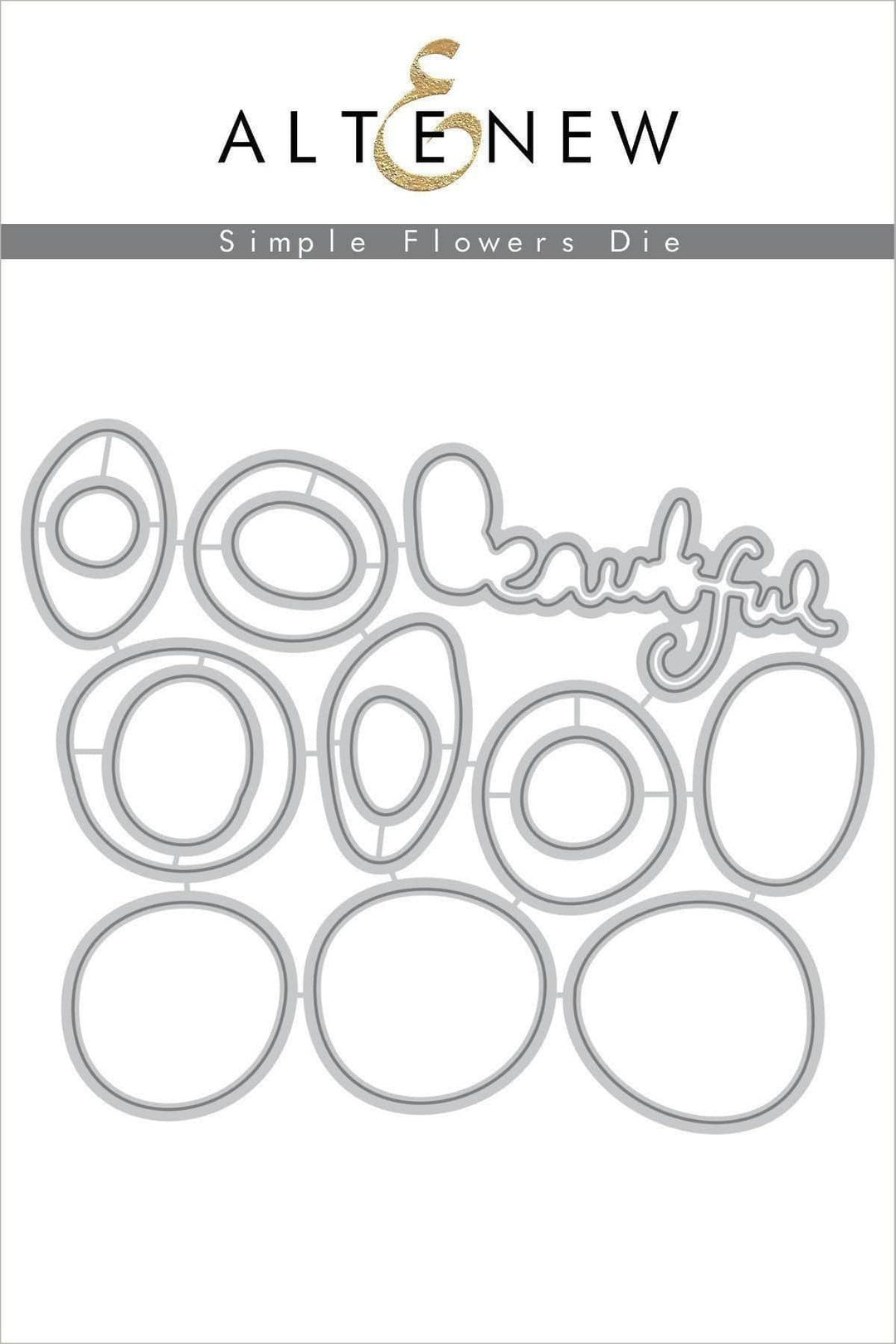 Part A-Glitz Art Craft Co.,LTD Dies Simple Flowers Die Set