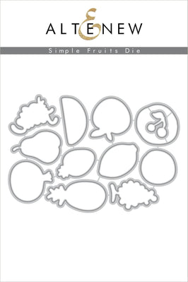 Part A-Glitz Art Craft Co.,LTD Dies Simple Fruits Die Set
