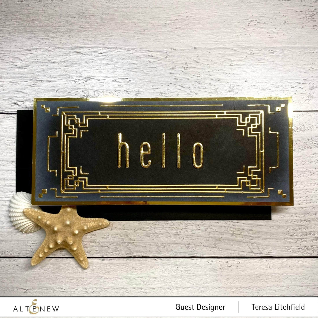 Part A-Glitz Art Craft Co.,LTD Dies Slim Deco Cover Die Set