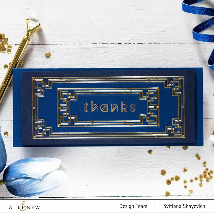 Part A-Glitz Art Craft Co.,LTD Dies Slim Deco Cover Die Set