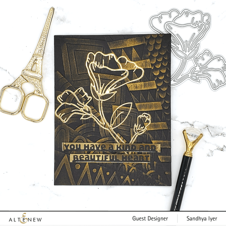 Part A-Glitz Art Craft Co.,LTD Dies Slim Sentiments Die Set