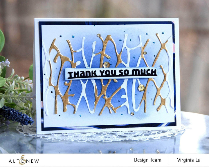 Part A-Glitz Art Craft Co.,LTD Dies Slim Sentiments Die Set