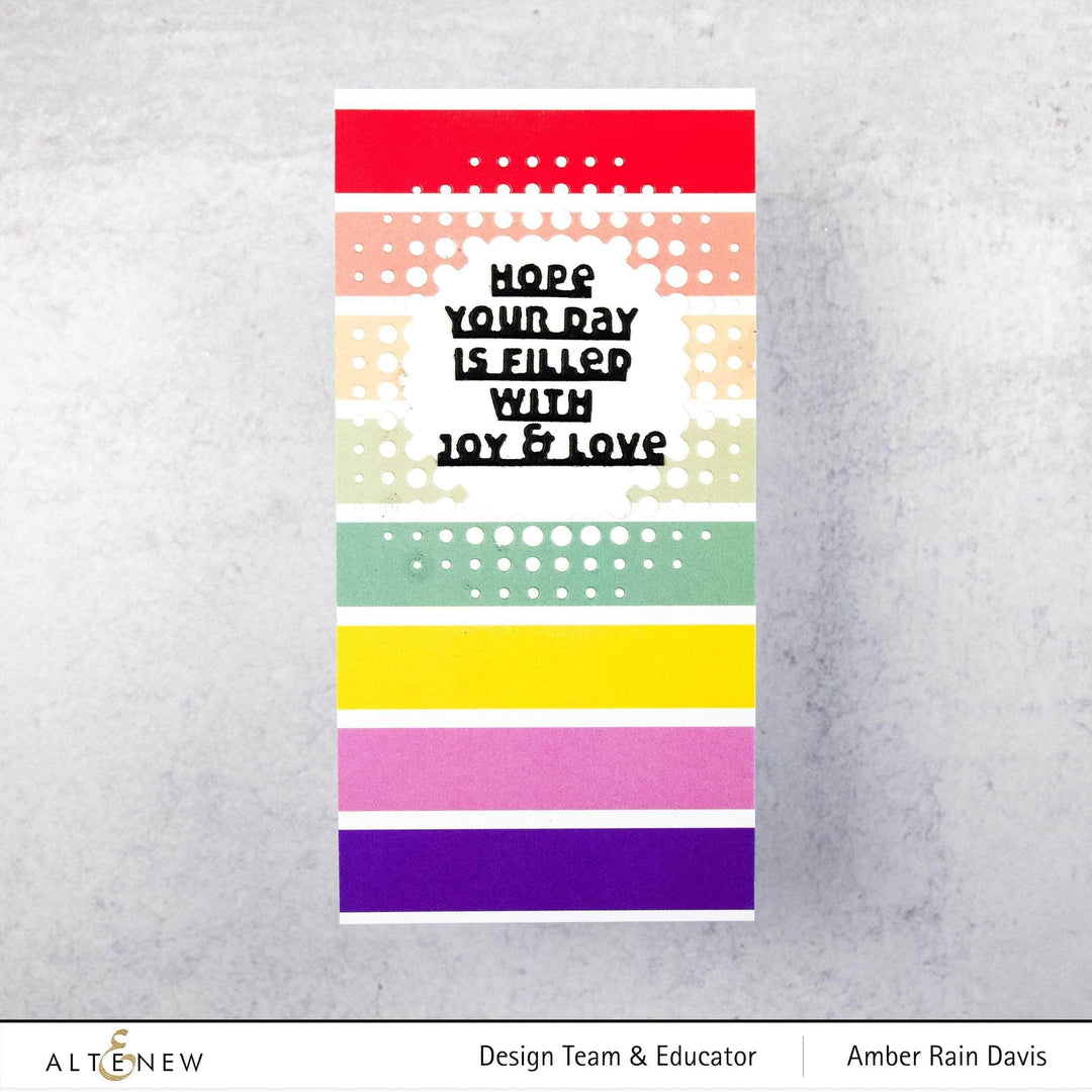 Part A-Glitz Art Craft Co.,LTD Dies Slim Sentiments Die Set