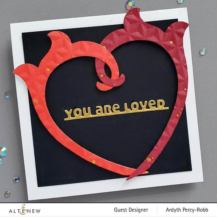 Part A-Glitz Art Craft Co.,LTD Dies Slim Sentiments Die Set