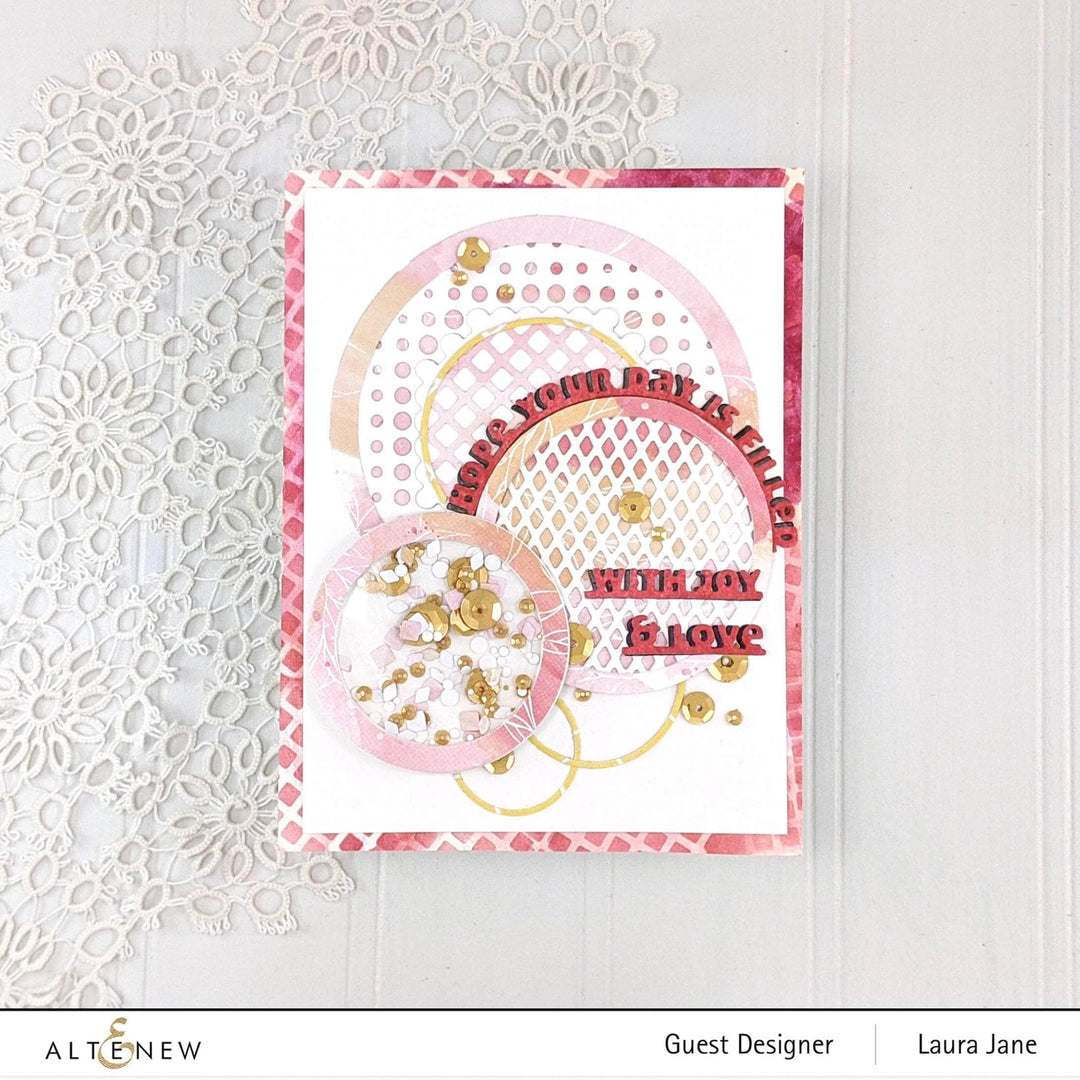 Part A-Glitz Art Craft Co.,LTD Dies Slim Sentiments Die Set