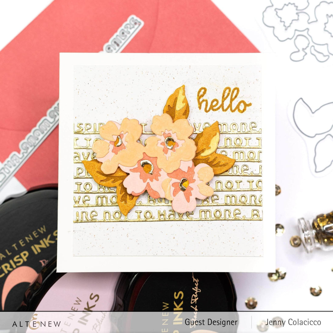 Part A-Glitz Art Craft Co.,LTD Dies Slim Sentiments Die Set