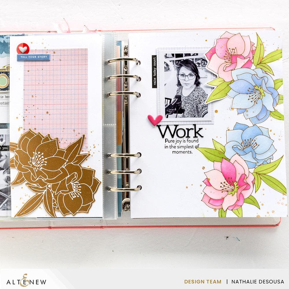 Part A-Glitz Art Craft Co.,LTD Dies Spark Joy: Black Hellebore Add-On Die Set