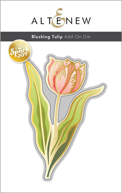 Part A-Glitz Art Craft Co.,LTD Dies Spark Joy: Blushing Tulip Add-On Die
