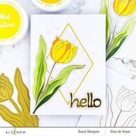 Part A-Glitz Art Craft Co.,LTD Dies Spark Joy: Blushing Tulip Add-On Die