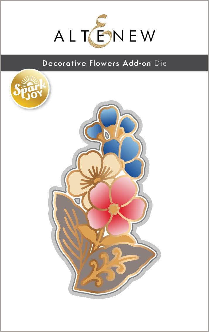 Part A-Glitz Art Craft Co.,LTD Dies Spark Joy: Decorative Flowers Add-on Die