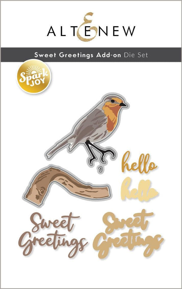 Part A-Glitz Art Craft Co.,LTD Dies Spark Joy: Sweet Greetings Add-On Die Set