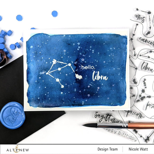 Part A-Glitz Art Craft Co.,LTD Dies Splatter Constellations Die Set