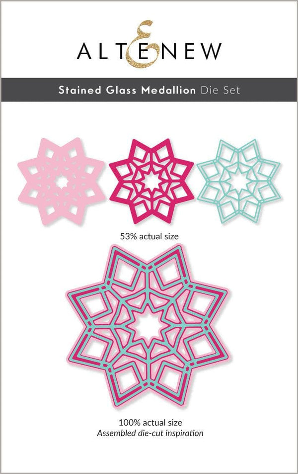 Part A-Glitz Art Craft Co.,LTD Dies Stained Glass Medallion Die Set