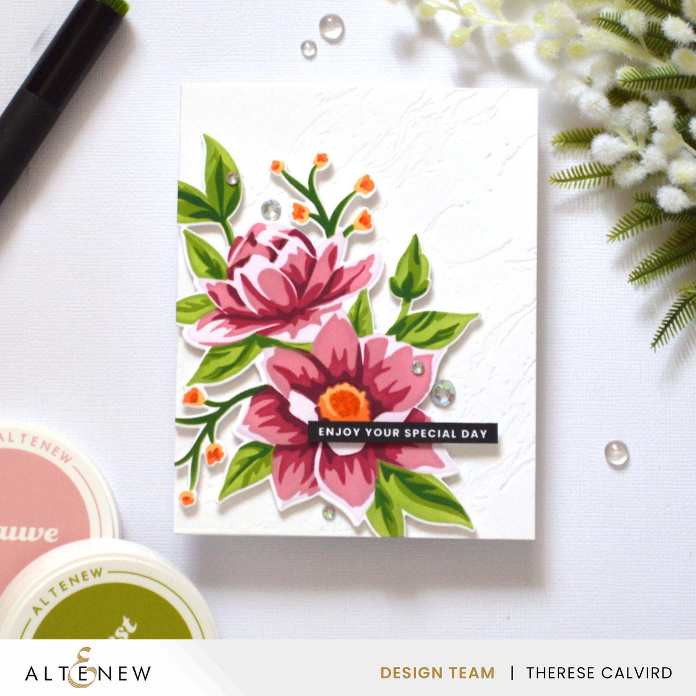 Stencil Art: Charming Delight Add-on Die Set