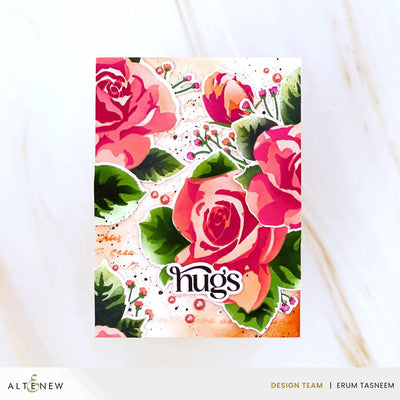 Stencil Art: Romantic Roses Add-On Die Set