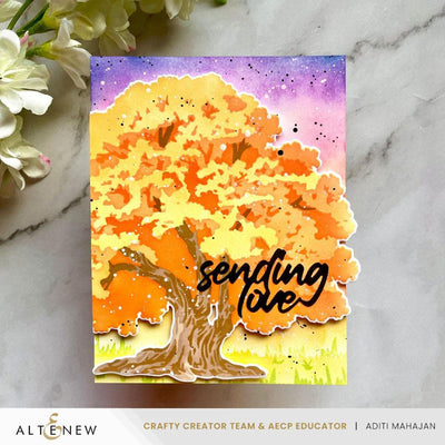 Stencil Art: Strong Oak Add-On Die Set