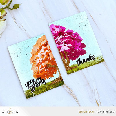 Stencil Art: Strong Oak Add-On Die Set