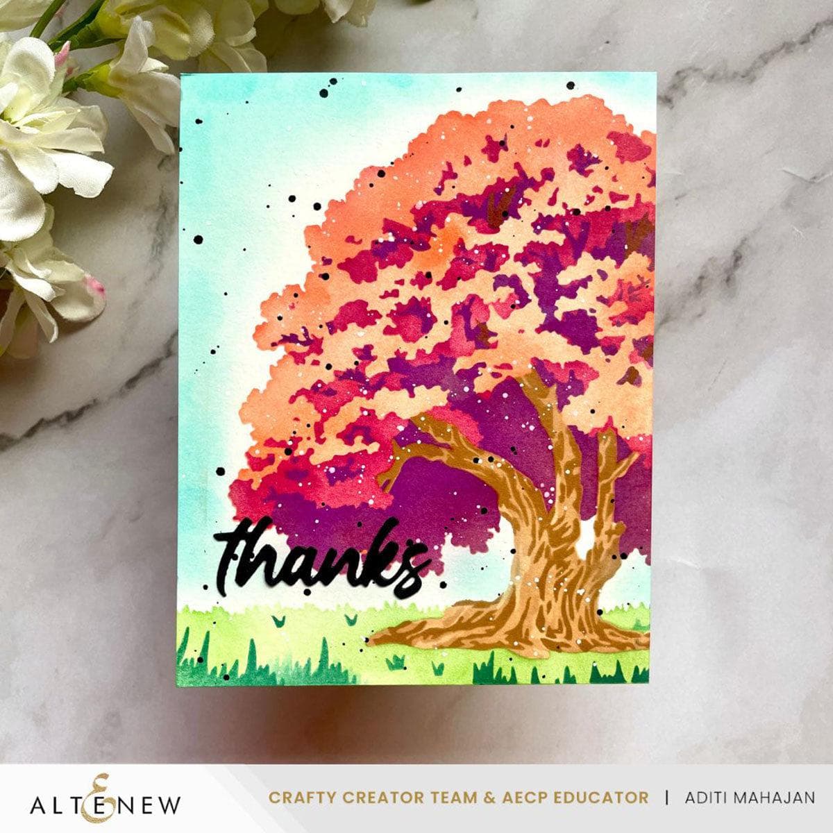 Stencil Art: Strong Oak Add-On Die Set