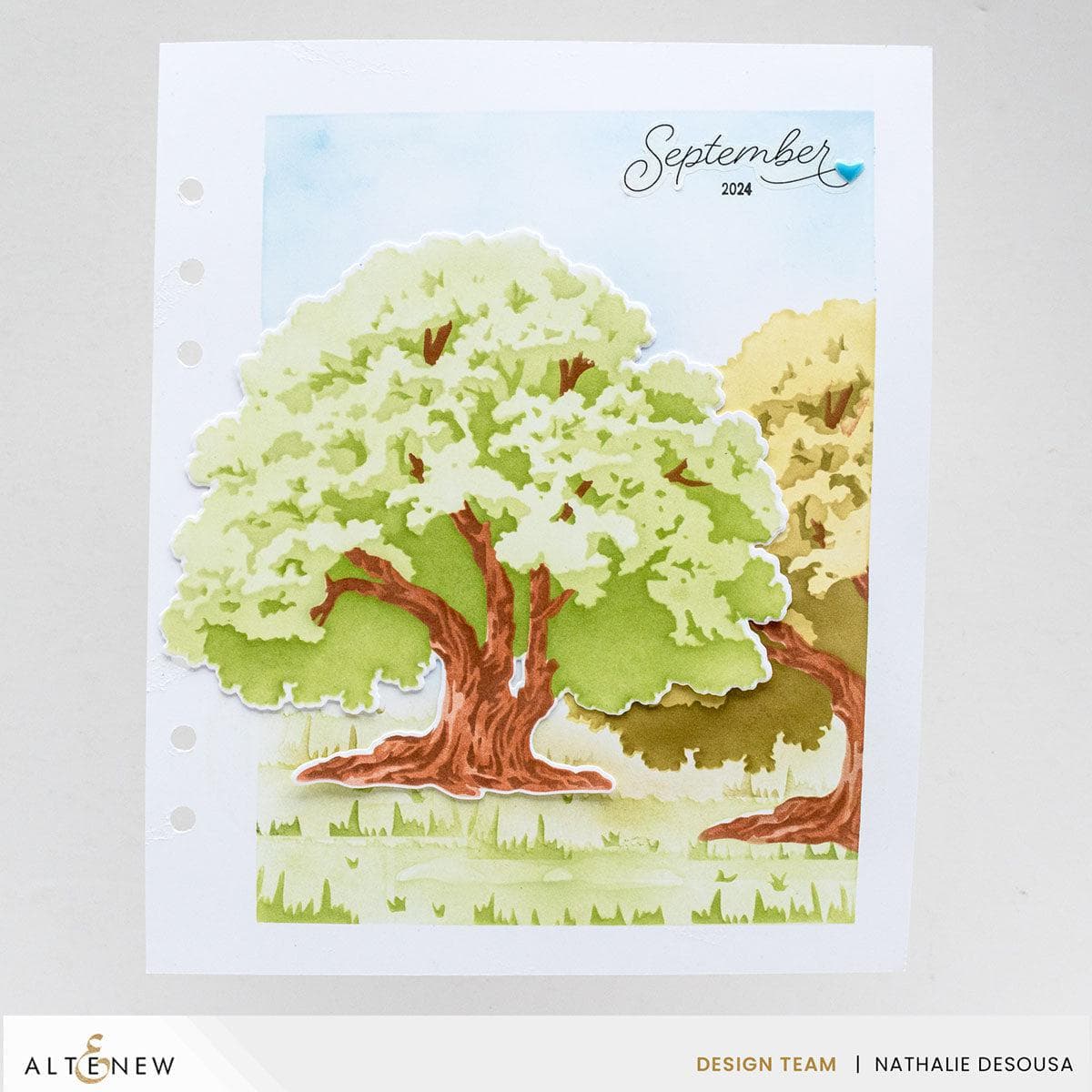 Stencil Art: Strong Oak Add-On Die Set