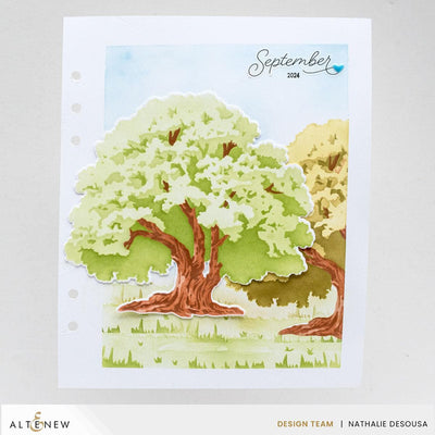 Stencil Art: Strong Oak Add-On Die Set