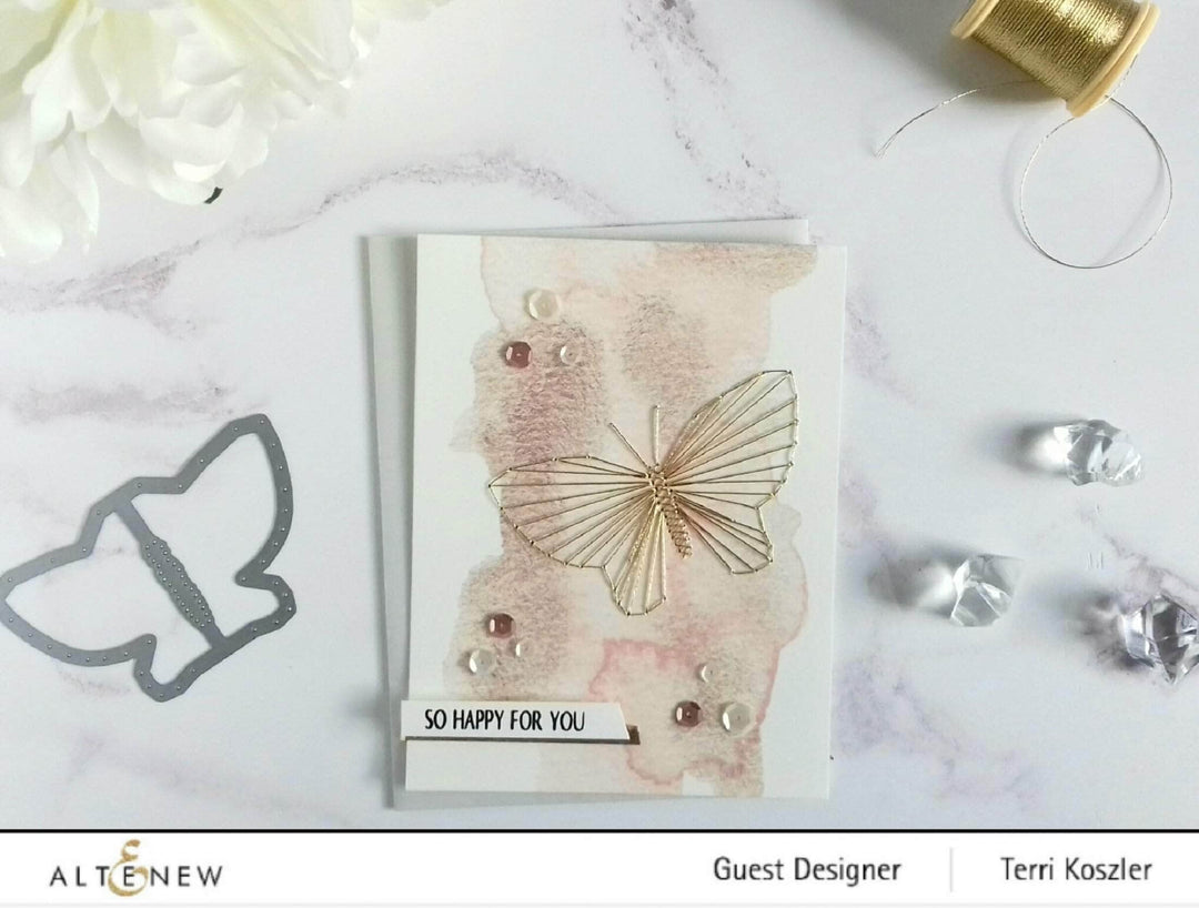 Part A-Glitz Art Craft Co.,LTD Dies String Art Butterfly Die