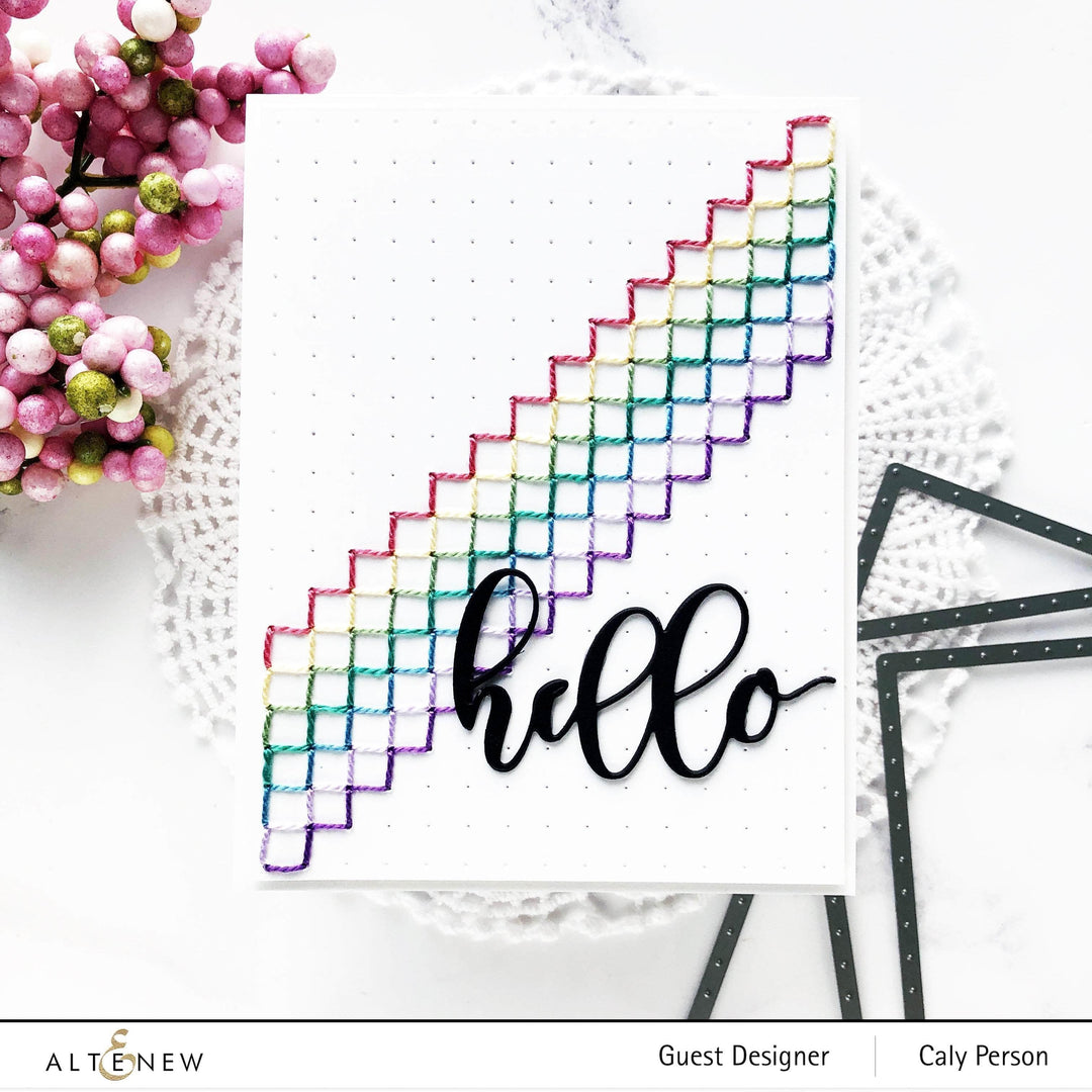 Part A-Glitz Art Craft Co.,LTD Dies String Art Rectangles Die Set