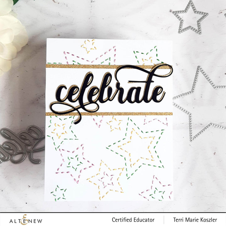 Part A-Glitz Art Craft Co.,LTD Dies String Art Stars Die Set