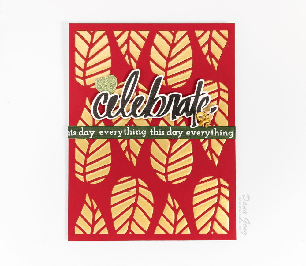 Part A-Glitz Art Craft Co.,LTD Dies Striped Leaf Cover Die