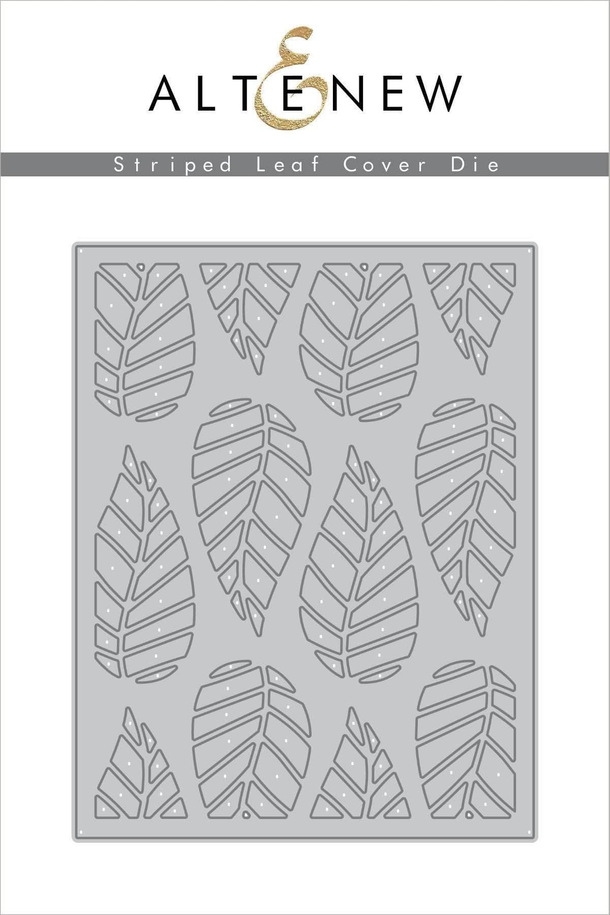 Part A-Glitz Art Craft Co.,LTD Dies Striped Leaf Cover Die