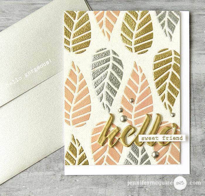 Part A-Glitz Art Craft Co.,LTD Dies Striped Leaf Cover Die