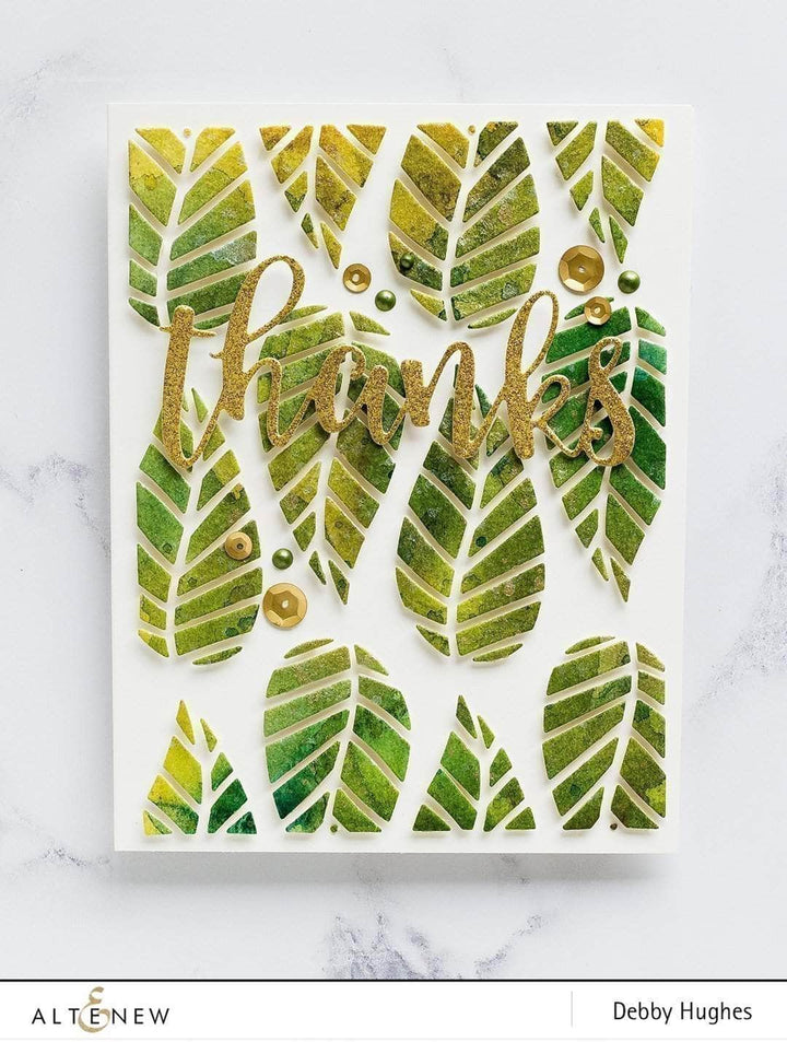 Part A-Glitz Art Craft Co.,LTD Dies Striped Leaf Cover Die