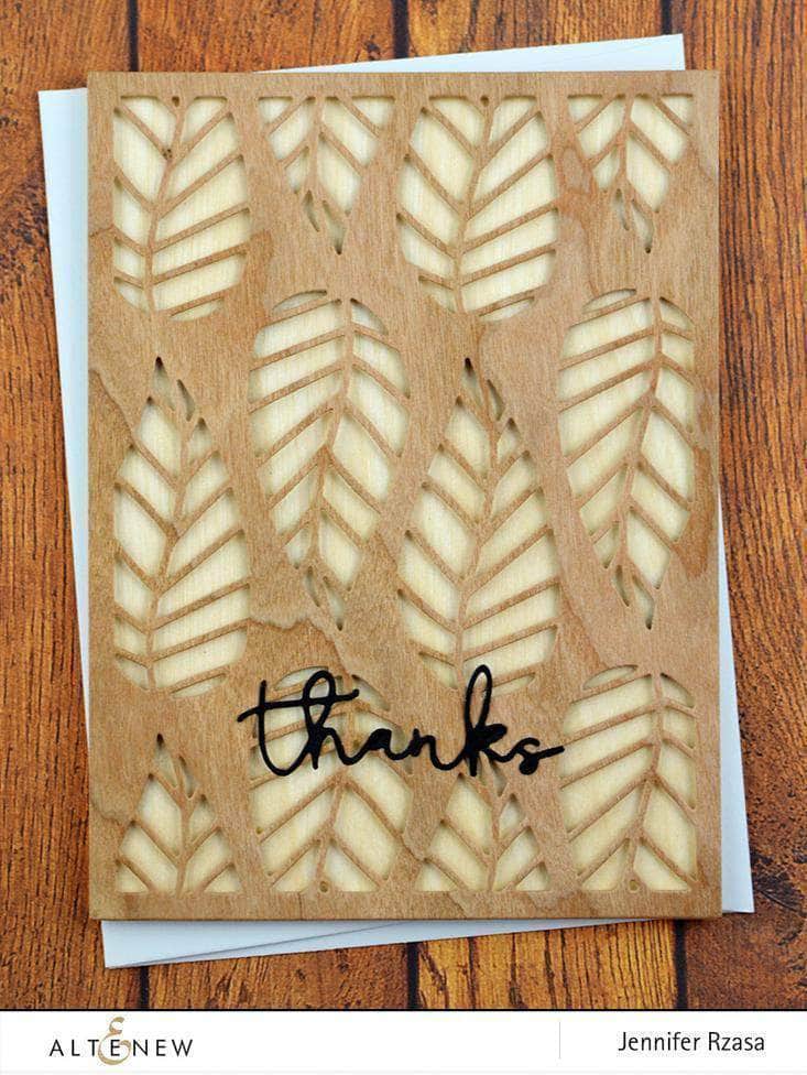 Striped Leaf Cover Die