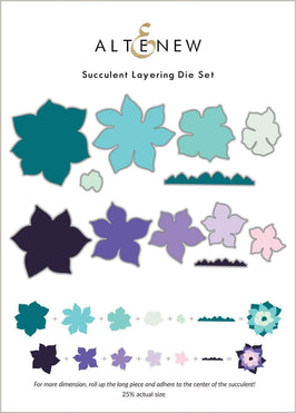 Part A-Glitz Art Craft Co.,LTD Dies Succulent Layering Die Set