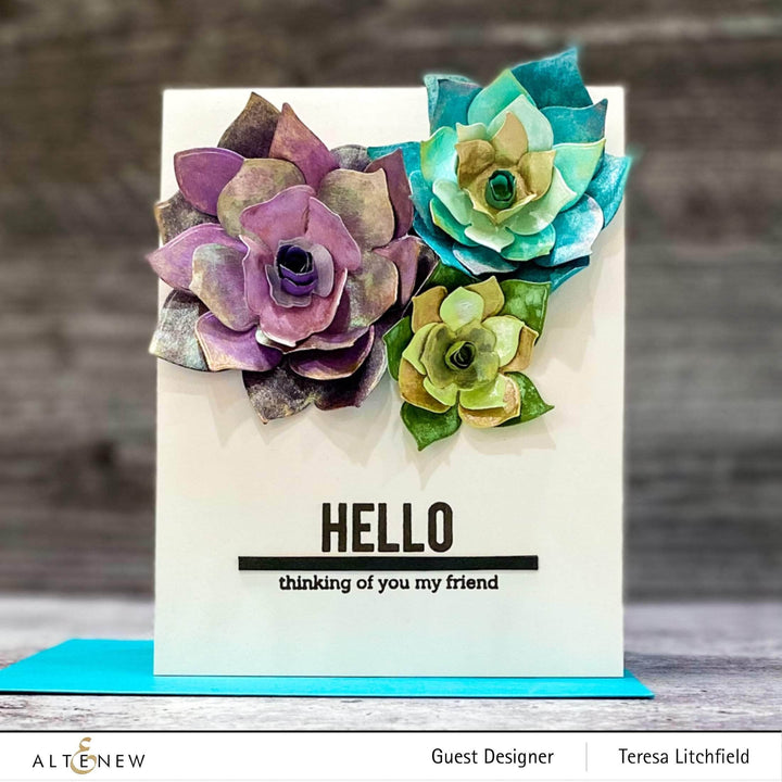 Part A-Glitz Art Craft Co.,LTD Dies Succulent Layering Die Set