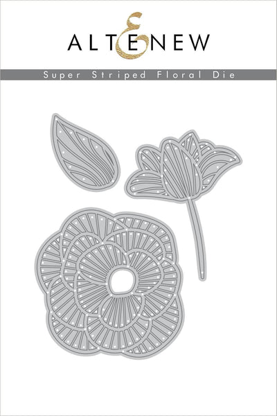 Part A-Glitz Art Craft Co.,LTD Dies Super Striped Floral Die Set