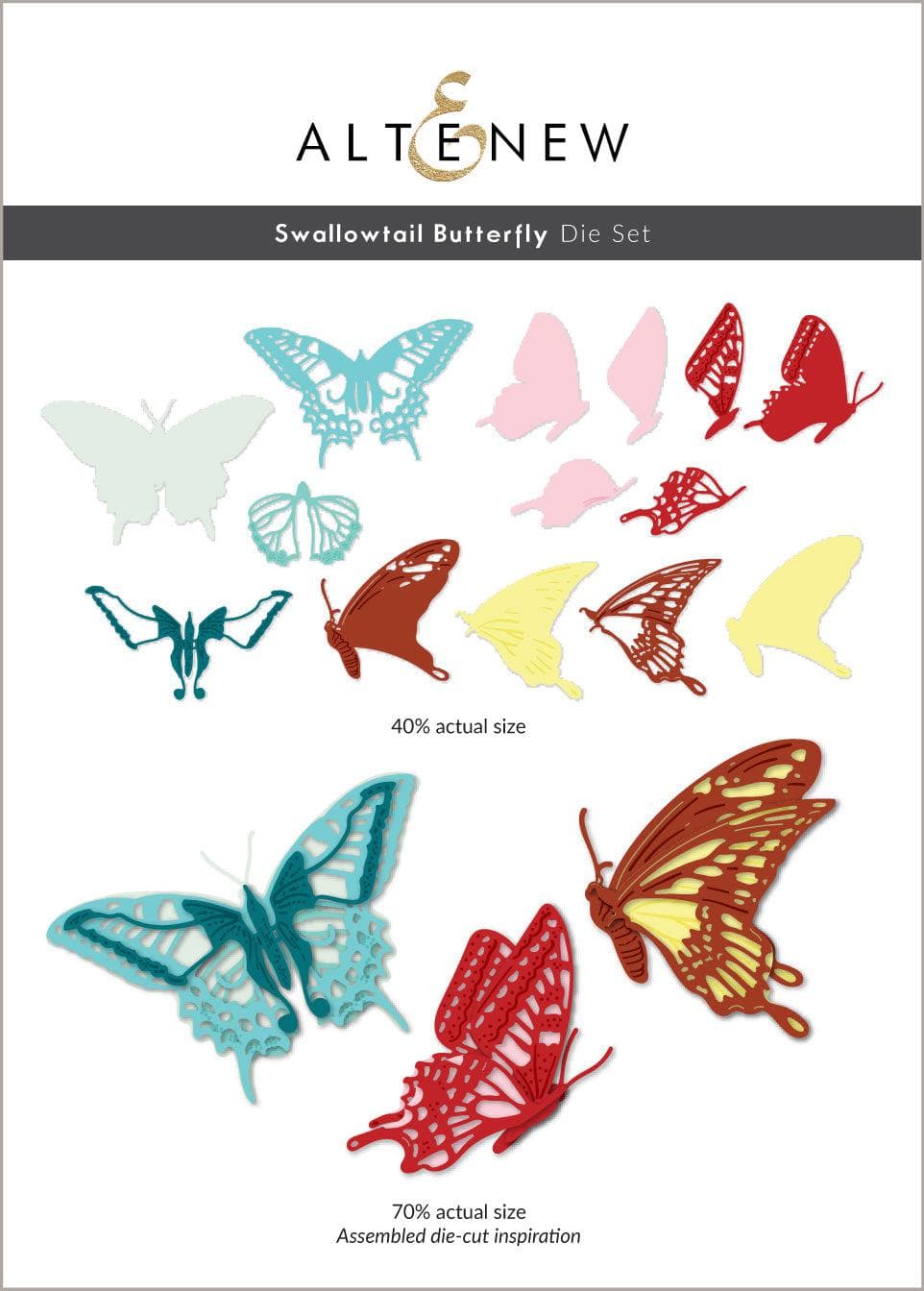 Part A-Glitz Art Craft Co.,LTD Dies Swallowtail Butterfly Die Set