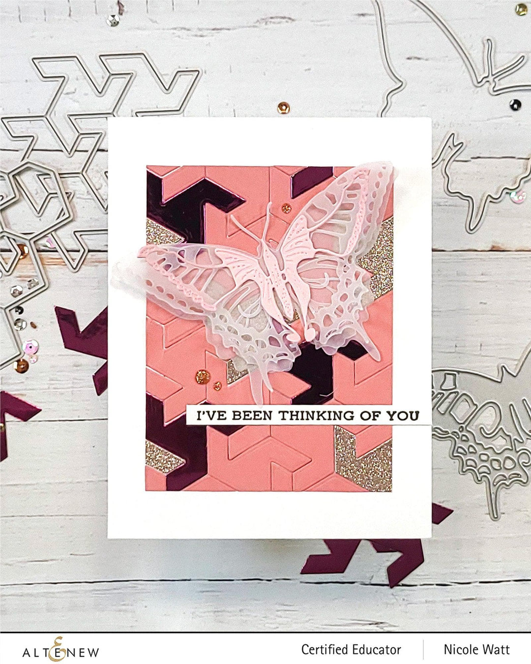 Part A-Glitz Art Craft Co.,LTD Dies Swallowtail Butterfly Die Set