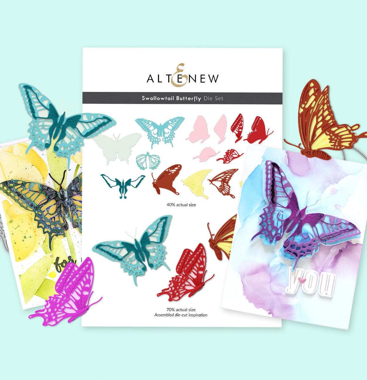 Swallowtail Butterfly Die Set | Altenew