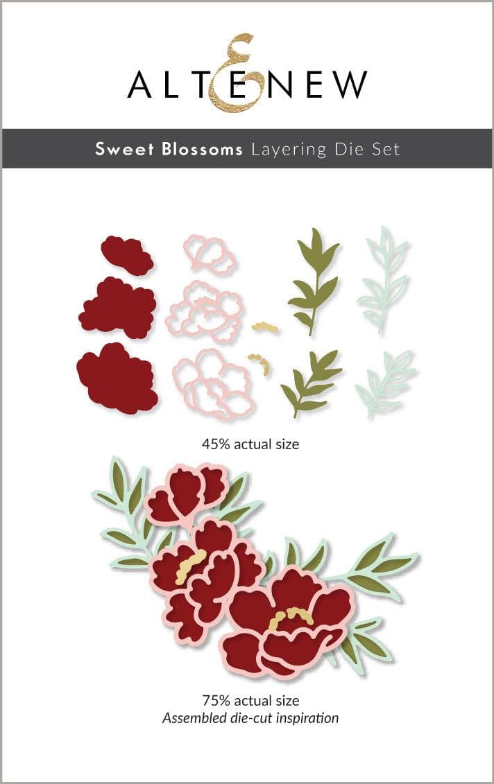 Part A-Glitz Art Craft Co.,LTD Dies Sweet Blossoms Layering Die Set