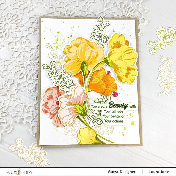 Part A-Glitz Art Craft Co.,LTD Dies Sweet Flowers Die Set