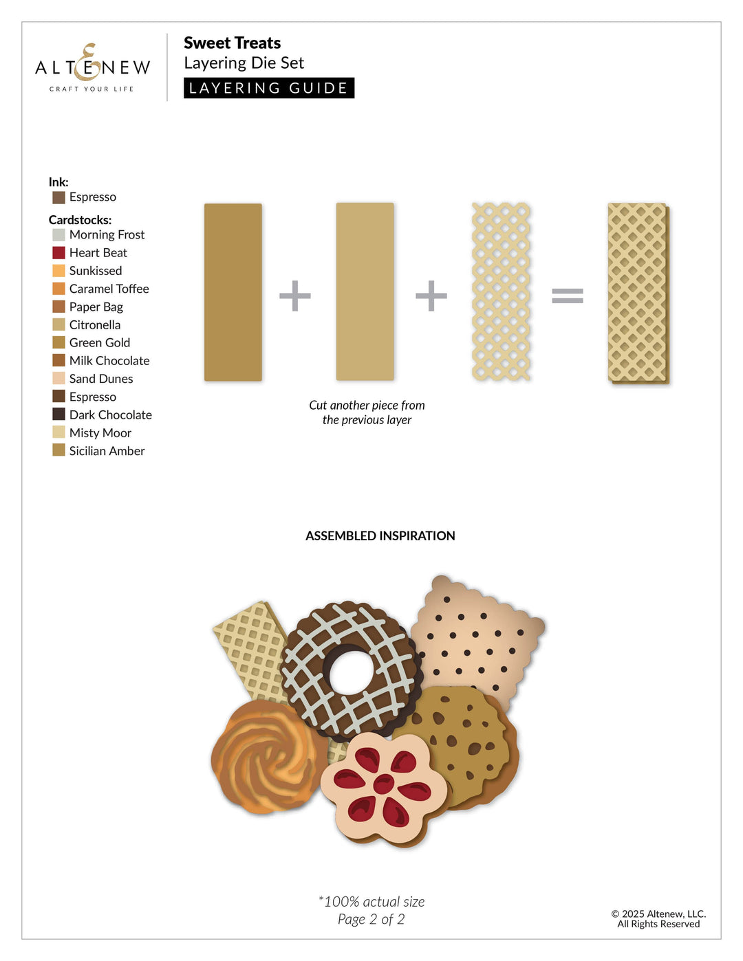 Sweet Treats Layering Die Set