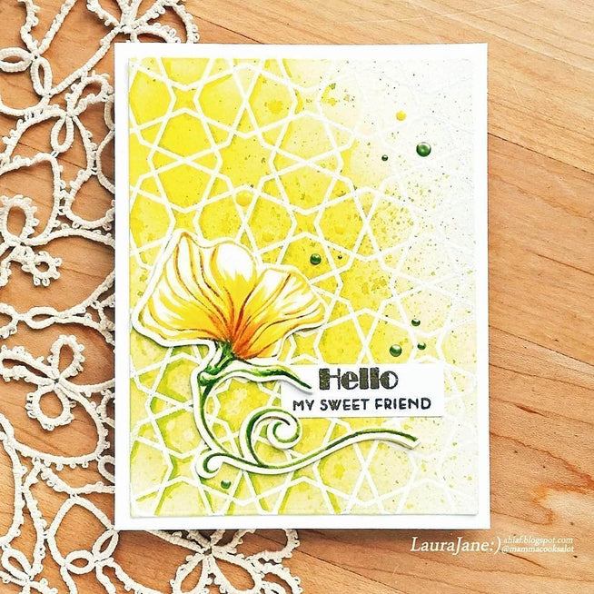 Part A-Glitz Art Craft Co.,LTD Dies Sweetest Peas Die Set
