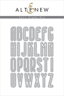 Part A-Glitz Art Craft Co.,LTD Dies Tall Alpha Die Set